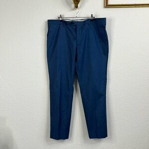 ETRO Flat Front Slacks Trousers Cotton Stretch